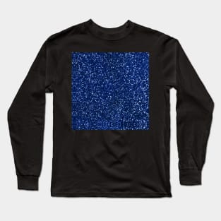 Sparkly blue Glitter Long Sleeve T-Shirt